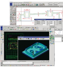 CAD/CAM-mjukvara isy-CAM 2.8